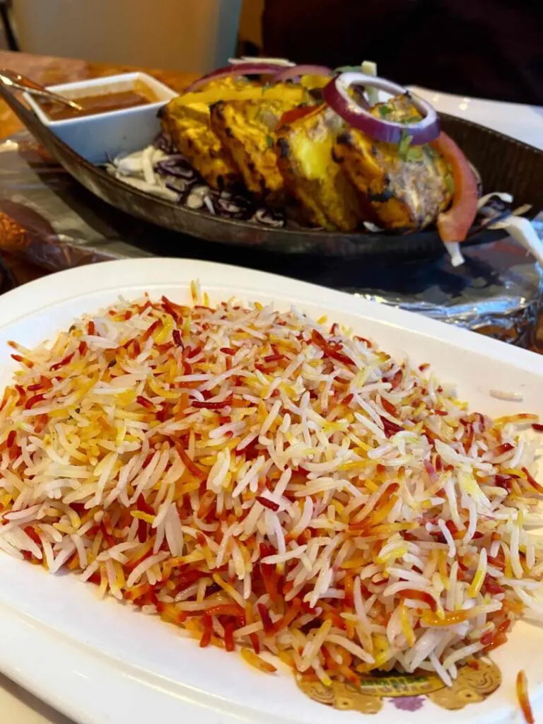 Singh Reis und Paneer