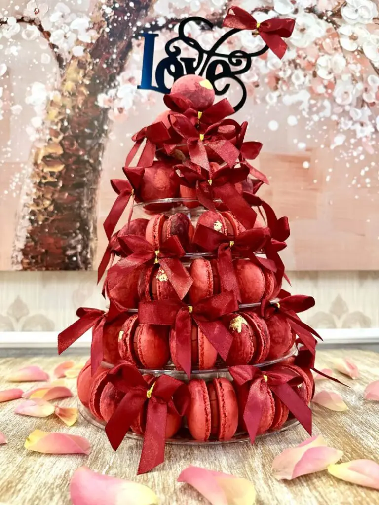 Pynk Coffee Macarons Tower