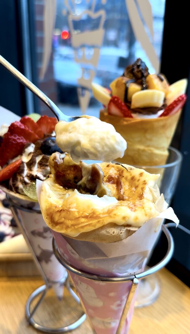 MiMi's Crêpes Crème brûlée