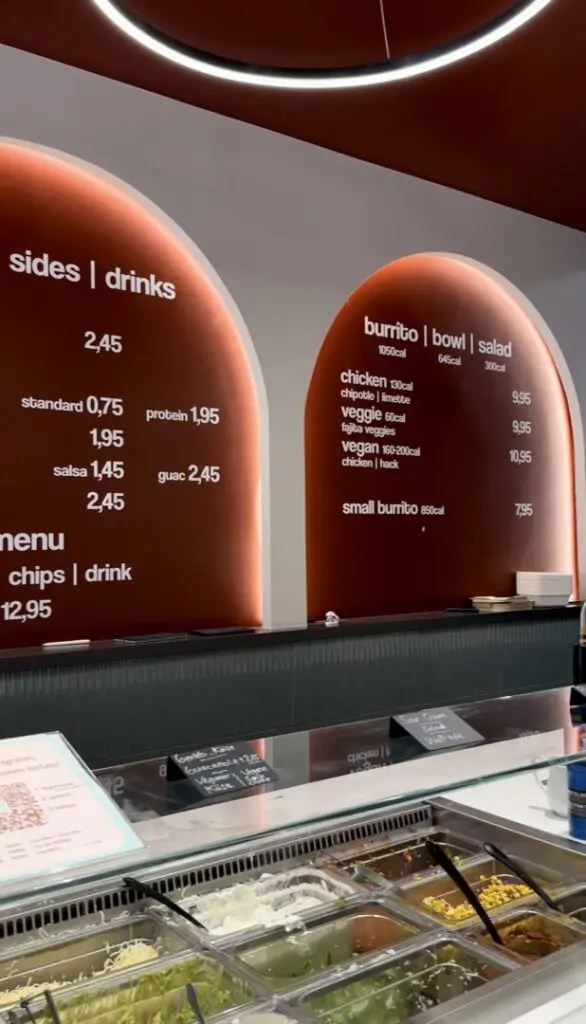 Burrico Menu