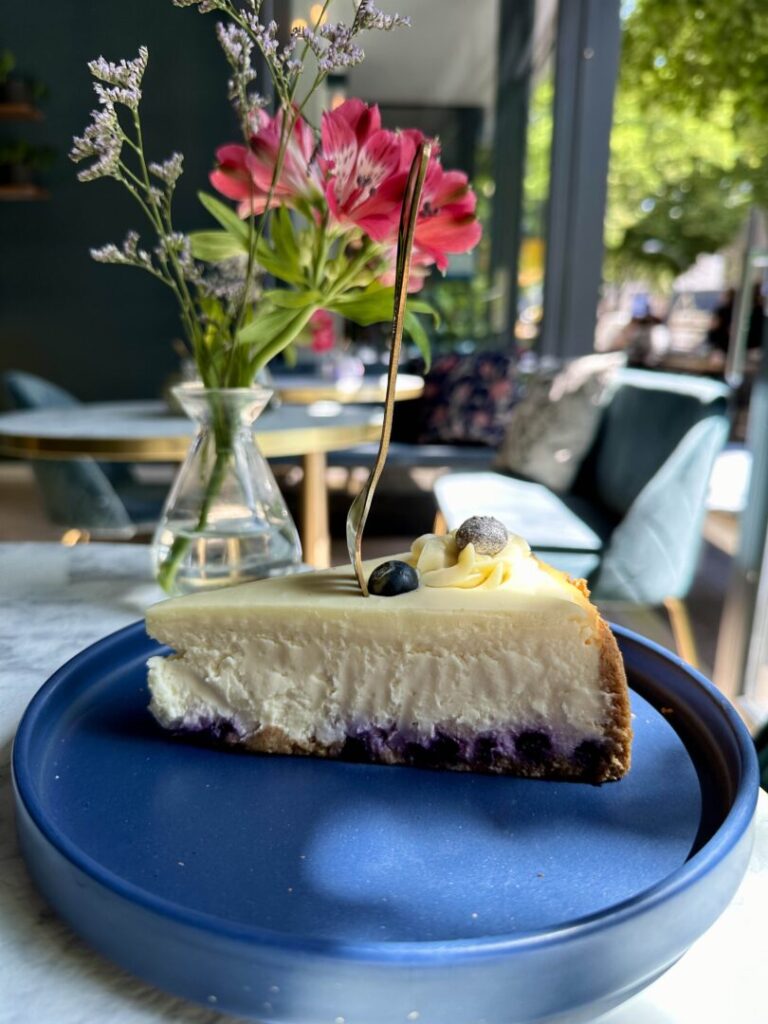 Cheesecake Heaven Blaubeerkuchen