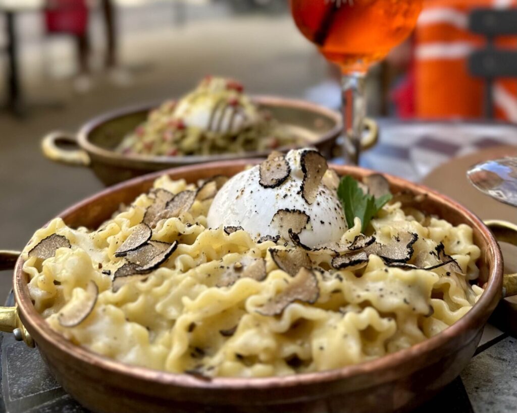 Tagliere e Vino Trüffelpasta