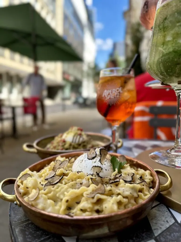 Tagliere e Vino Trüffelpasta