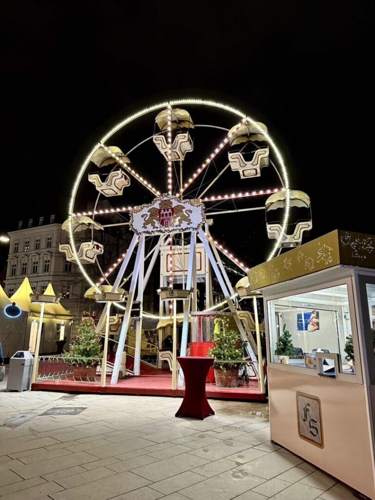 Weihnachtsmarkt Jungfernstieg Rad