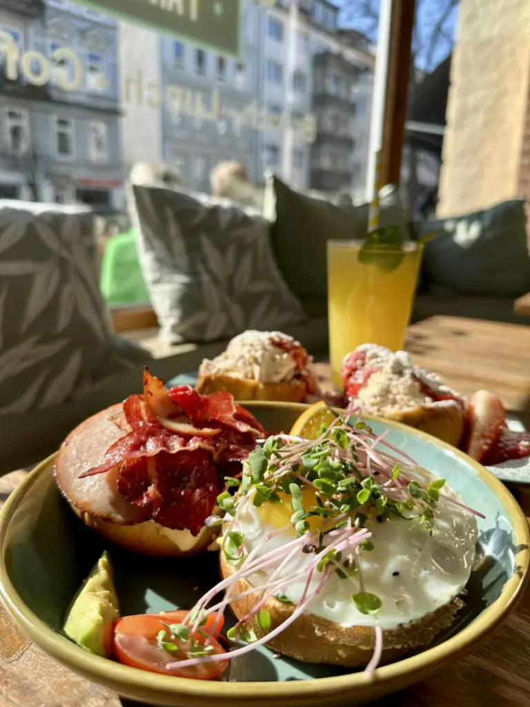 Pancake Panda Egg Benedict