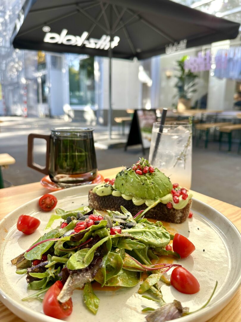 Gold im Mund Avocadobrot