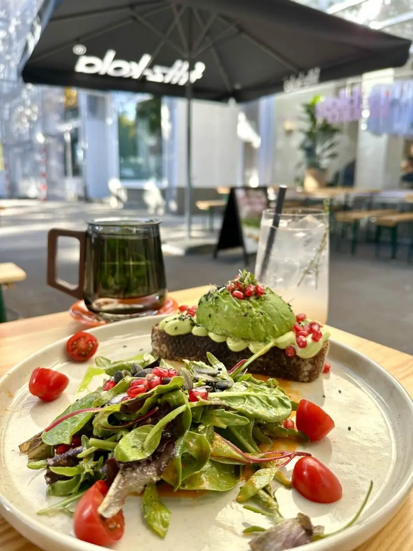 Gold im Mund Avocadobrot