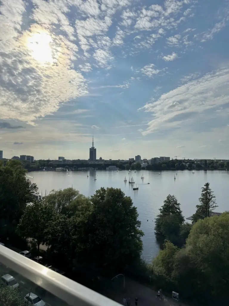 HERITAGE Rooftop Bar Hamburg Aussicht